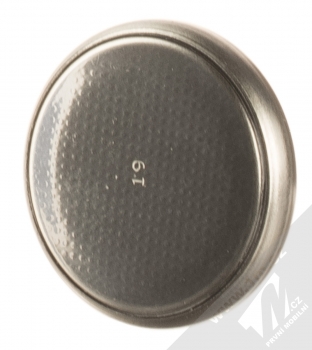 Panasonic knoflíkové baterie CR2032 6ks stříbrná (silver) detail baterie zezadu