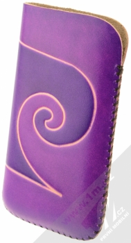 Pierre Cardin Spirit kožené pouzdro XL fialová (purple)