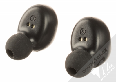 Remax TWS-43 TWS Bluetooth stereo sluchátka černá (black) zezadu