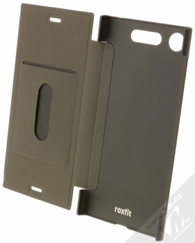 Roxfit Slim Book Case flipové pouzdro pro Sony Xperia XZ1 (URB5175B) černá (black) otevřené