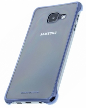 Samsung EF-QA310CB Clear Cover průhledný originální ochranný kryt pro Samsung Galaxy A3 (2016) modrá (blue)
