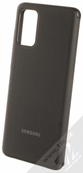 Samsung EF-ZG985CB Smart Clear View Cover originální flipové pouzdro pro Samsung Galaxy S20 Plus černá (black) zezadu