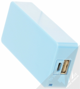 Setty Travel Battery záložní zdroj 4000mAh světle modrá (light blue) konektory