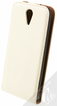 Sligo Elegance flipové pouzdro pro HTC Desire 620, Desire 620G Dual Sim bílá (white) zezadu