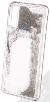 Sligo Liquid Pearl Full ochranný kryt s přesýpacím efektem třpytek pro Huawei P20 stříbrná (silver) animace 1