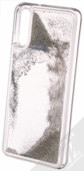Sligo Liquid Pearl Full ochranný kryt s přesýpacím efektem třpytek pro Huawei P20 stříbrná (silver) animace 2