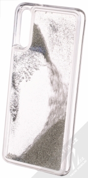 Sligo Liquid Pearl Full ochranný kryt s přesýpacím efektem třpytek pro Huawei P20 stříbrná (silver) animace 3