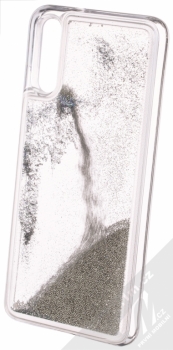 Sligo Liquid Pearl Full ochranný kryt s přesýpacím efektem třpytek pro Huawei P20 stříbrná (silver) animace 4