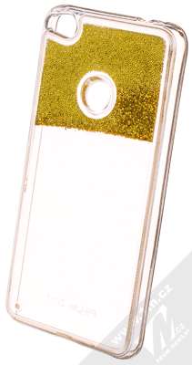 Sligo Liquid Pearl Full ochranný kryt s přesýpacím efektem třpytek pro Huawei P9 Lite (2017) zlatá (gold)