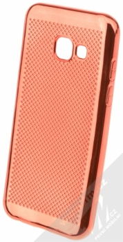 Sligo Luxury pokovený TPU ochranný kryt pro Samsung Galaxy A3 (2017) růžově zlatá (rose gold)