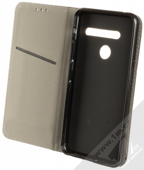 Sligo Smart Magnet flipové pouzdro pro LG G8 ThinQ černá (black) otevřené