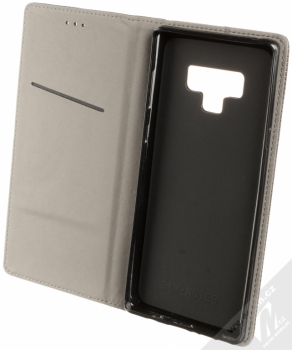 Sligo Smart Magnet flipové pouzdro pro Samsung Galaxy Note 9 černá (black) otevřené