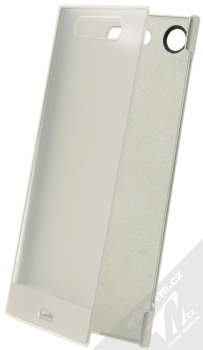 Sony SCTG50 Style Cover Touch originální flipové pouzdro pro Sony Xperia XZ1 stříbrná (silver)