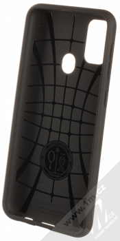 Spigen Liquid Air ochranný kryt pro Samsung Galaxy M21 černá (matte black) zepředu