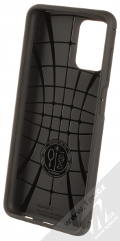 Spigen Rugged Armor odolný ochranný kryt pro Samsung Galaxy A12 černá (matte black) zepředu
