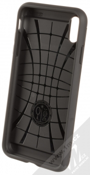 Spigen Slim Armor CS odolný ochranný kryt s kapsičkou pro Apple iPhone XS Max černá (black) zepředu