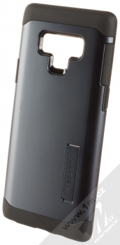 Spigen Slim Armor odolný ochranný kryt se stojánkem pro Samsung Galaxy Note 9 kovově modrá (metal slate)