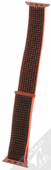 Tactical Nylon Strap textilní pásek na zápěstí pro Apple Watch 42mm, Watch 44mm růžová černá (pink black) zepředu