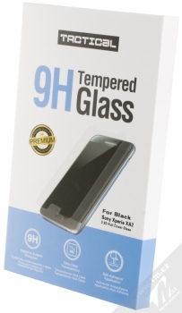 Tactical Tempered Glass ochranné tvrzené sklo na kompletní displej pro Sony Xperia XA2 černá (black) krabička