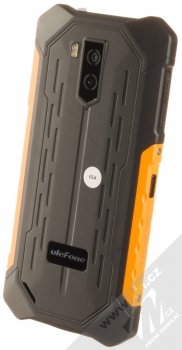 Ulefone Armor X5 oranžová (orange) šikmo zezadu