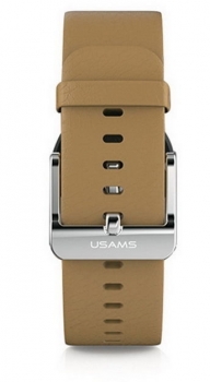 USAMS Buckle kožený pásek pro Apple Watch 42mm hnědá (brown)
