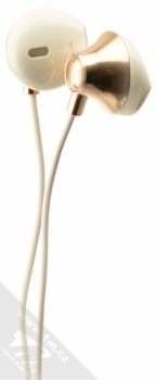 USAMS Ejoy sluchátka s mikrofonem a ovladačem zlatá (gold) sluchátka