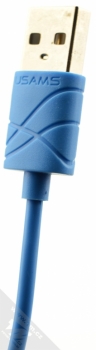 USAMS U-Gee USB kabel s USB Type-C konektorem pro mobilní telefon, mobil, smartphone, tablet modrá (blue) konektor USB