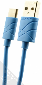 USAMS U-Gee USB kabel s USB Type-C konektorem pro mobilní telefon, mobil, smartphone, tablet modrá (blue)