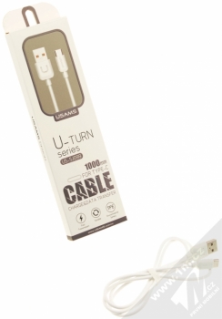 USAMS U-Turn USB kabel s USB Type-C konektorem bílá (white) balení