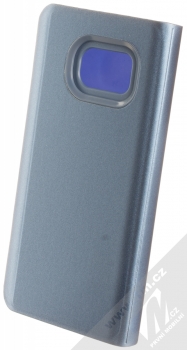Vennus Clear View flipové pouzdro pro Samsung Galaxy S7 modrá (blue) zezadu