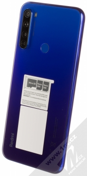 Xiaomi Redmi Note 8T 4GB/64GB modrá (starscape blue) šikmo zezadu