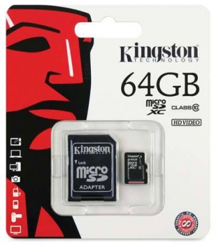 Kingston microSDXC 64GB krabička