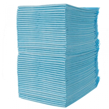 1Mcz Absorpční podložky 60 x 60cm 50 ks včetně 30 sáčků bílá modrá (white blue)