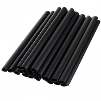 1Mcz Plotová páska, stínící textilie na oplocení 19cm x 35m 630g/m2 včetně 25ks spon černá (black)