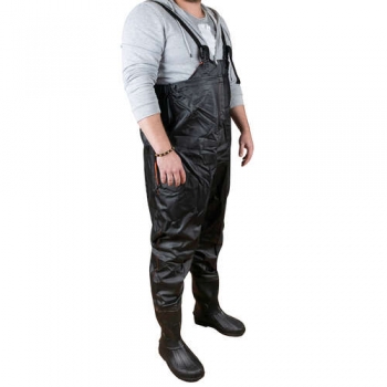 1Mcz Rybářské brodící kalhoty prsačky velikost 45 černá (black)