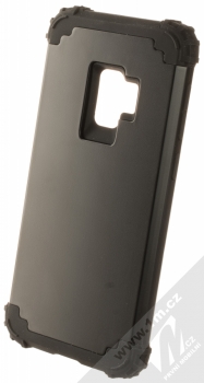 1Mcz Armor Plate odolný ochranný kryt pro Samsung Galaxy S9 celočerná (all black)