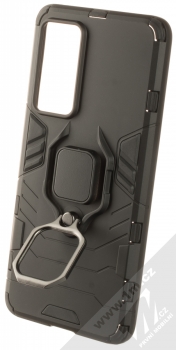 1Mcz Armor Ring odolný ochranný kryt s držákem na prst pro Xiaomi 12, Xiaomi 12X černá (black) držák