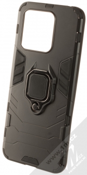 1Mcz Armor Ring odolný ochranný kryt s držákem na prst pro Xiaomi Redmi 10C, Redmi 10 Power, Poco C40 černá (black)