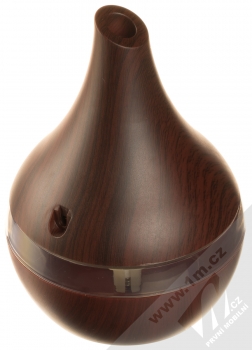1Mcz Aroma difuzér se zvlhčovačem vzduchu hnědý mahagon (brown mahogany) zezadu