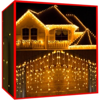 1Mcz BLF-300TIW LED vánoční osvětlení do sítě s motivem Rampouchy teplá bílá (warm white)