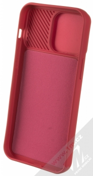 1Mcz CamShield Soft ochranný kryt pro Apple iPhone 14 Pro Max třešňově červená (cherry red) zepředu