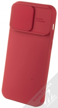 1Mcz CamShield Soft ochranný kryt pro Apple iPhone 14 Pro Max třešňově červená (cherry red)
