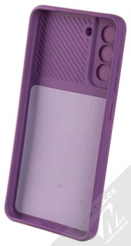 1Mcz CamShield Soft ochranný kryt pro Samsung Galaxy S21 FE fialová (violet) zepředu