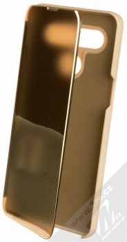 1Mcz Clear View flipové pouzdro pro LG K41s, LG K51s zlatá (gold)