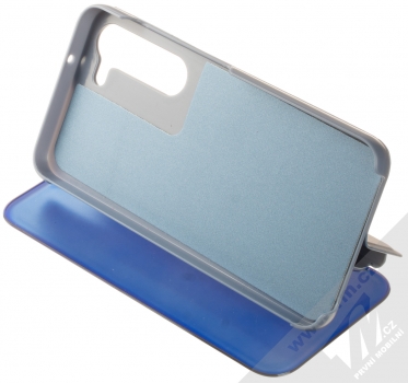 1Mcz Clear View flipové pouzdro pro Samsung Galaxy S23 modrá (blue) stojánek