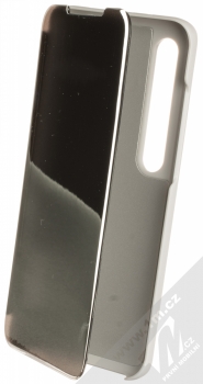1Mcz Clear View flipové pouzdro pro Xiaomi Mi 10, Mi 10 Pro stříbrná (silver)