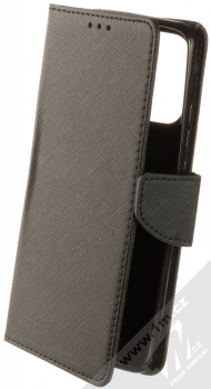 1Mcz Fancy Book flipové pouzdro pro Xiaomi Poco C40 černá (black)