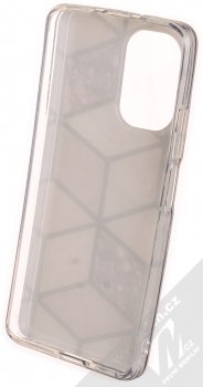 1Mcz Geometric Marble Cover ochranný kryt pro Xiaomi Mi 11i, Poco F3 růžově zlatá (rose gold) zepředu