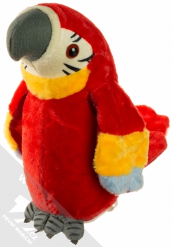 1Mcz Gh006 Interaktivní mluvící papoušek červená (red) zepředu