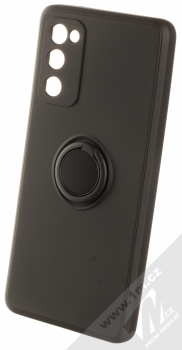 1Mcz Grip Ring Skinny ochranný kryt s držákem na prst pro Samsung Galaxy S20 FE, Galaxy S20 FE 5G černá (black)